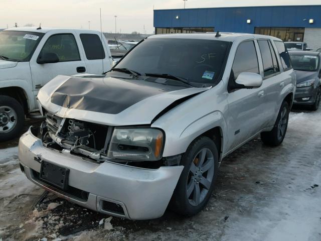 1GNES13HX62270767 - 2006 CHEVROLET TRAILBLAZE SILVER photo 2