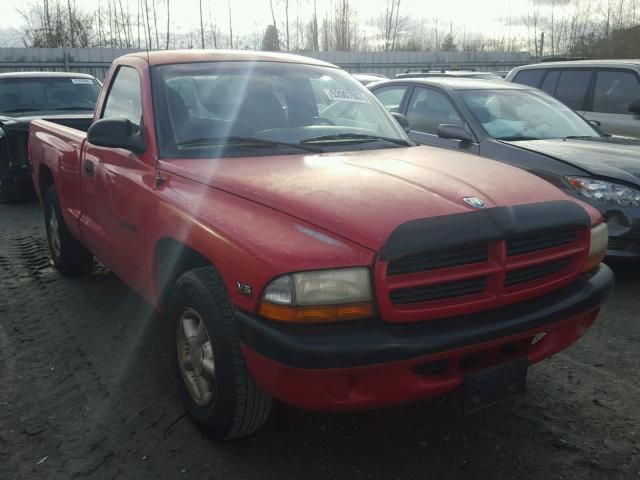 1B7FL26X1VS175600 - 1997 DODGE DAKOTA RED photo 1