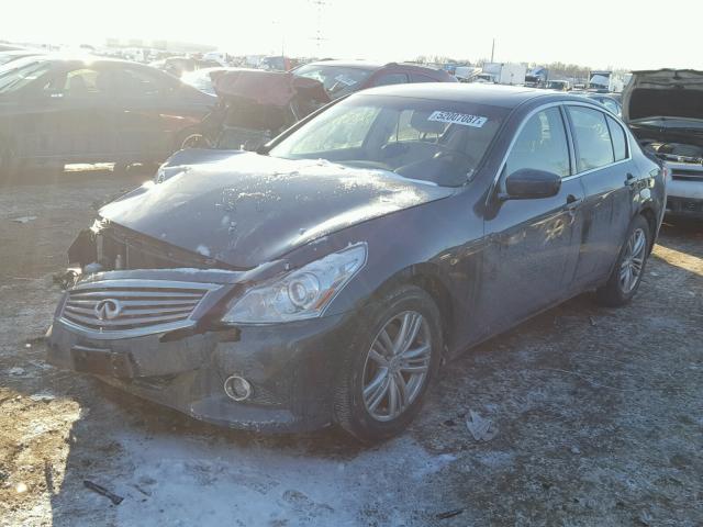 JN1CV6AR7DM751774 - 2013 INFINITI G37 BLUE photo 2