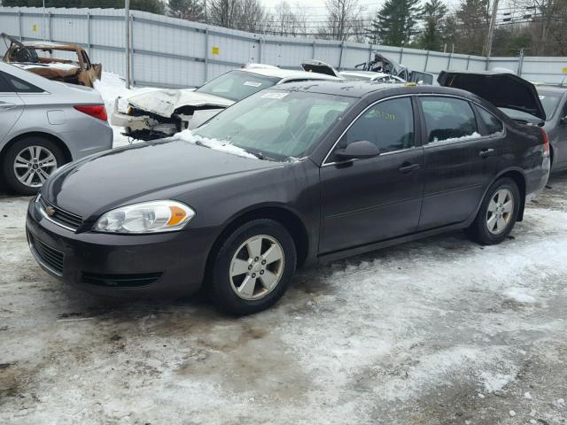 2G1WT58N581352207 - 2008 CHEVROLET IMPALA LT BROWN photo 2