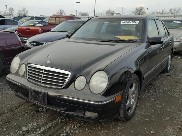 WDBJF70J0YB066499 - 2000 MERCEDES-BENZ E 430 BLACK photo 2