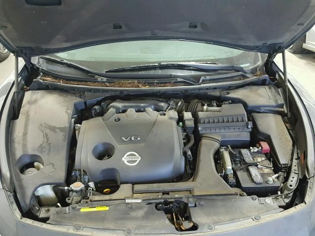 1N4AA51E09C842833 - 2009 NISSAN MAXIMA S GRAY photo 7