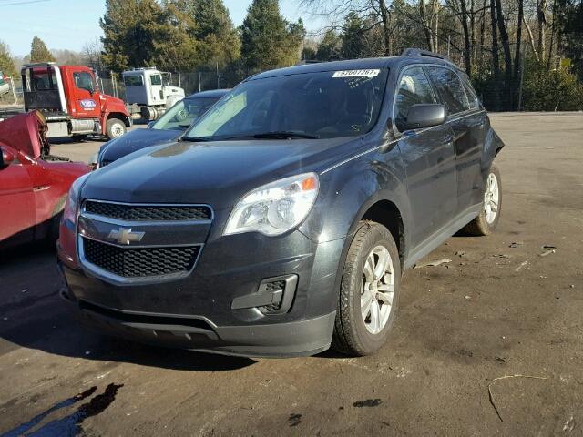 2GNALBEK6F6193361 - 2015 CHEVROLET EQUINOX LT BLACK photo 2