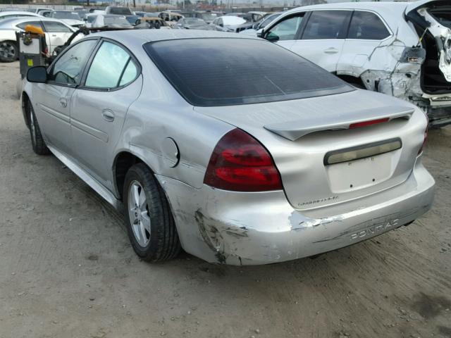 2G2WP582X61295232 - 2006 PONTIAC GRAND PRIX SILVER photo 3