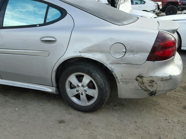 2G2WP582X61295232 - 2006 PONTIAC GRAND PRIX SILVER photo 9