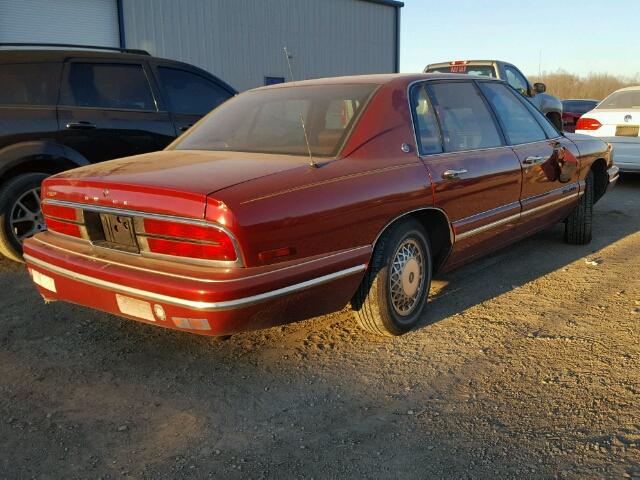 1G4CW52K5TH603583 - 1996 BUICK PARK AVENU RED photo 4