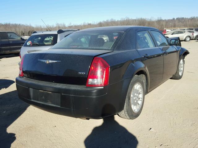 2C3KA43R97H858360 - 2007 CHRYSLER 300 BLACK photo 4