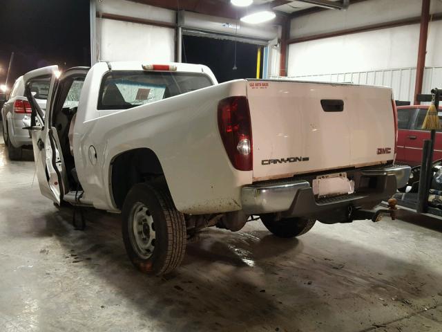 1GTCS14E888169621 - 2008 GMC CANYON WHITE photo 3