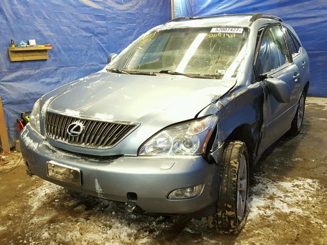 2T2HA31U95C064694 - 2005 LEXUS RX 330 BLUE photo 2