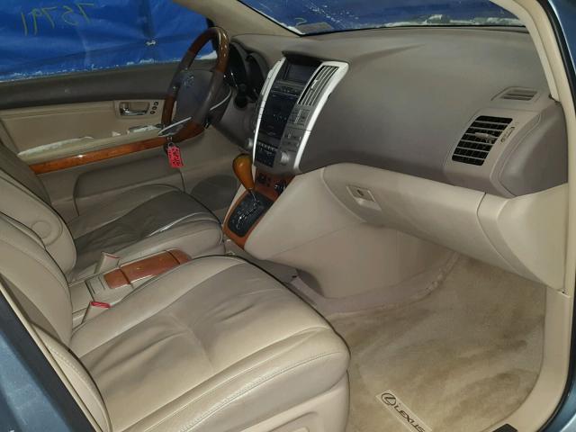 2T2HA31U95C064694 - 2005 LEXUS RX 330 BLUE photo 5