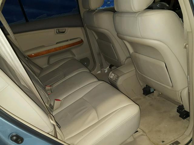 2T2HA31U95C064694 - 2005 LEXUS RX 330 BLUE photo 6
