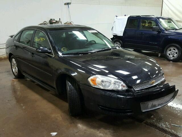 2G1WG5E32C1130840 - 2012 CHEVROLET IMPALA LT BLACK photo 1