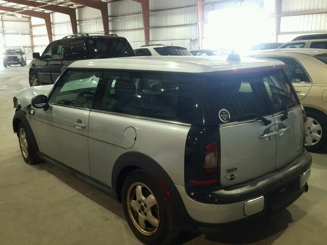 WMWML33568TN68441 - 2008 MINI COOPER CLU SILVER photo 3