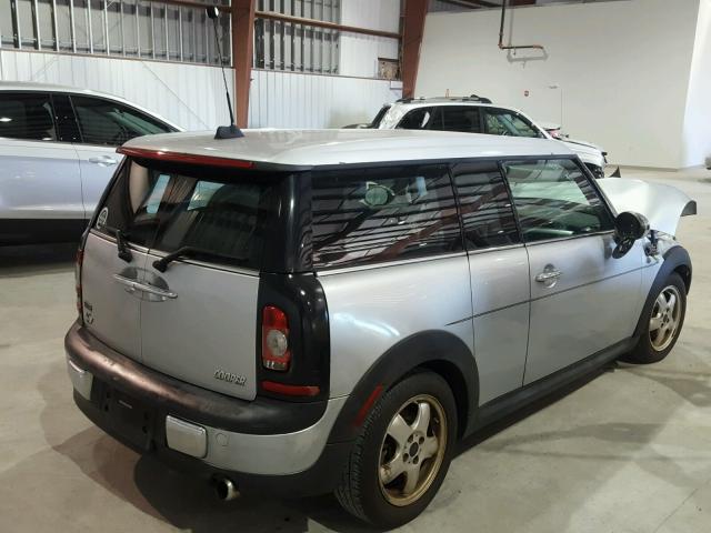 WMWML33568TN68441 - 2008 MINI COOPER CLU SILVER photo 4