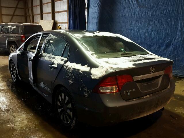 2HGFA168X9H328126 - 2009 HONDA CIVIC EX 灰色 照片 3