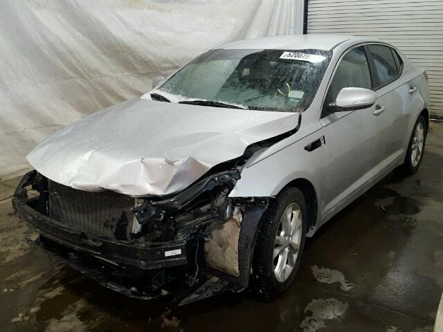 5XXGM4A73DG226270 - 2013 KIA OPTIMA LX SILVER photo 2