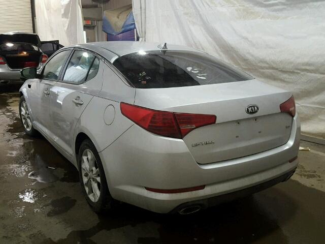 5XXGM4A73DG226270 - 2013 KIA OPTIMA LX SILVER photo 3