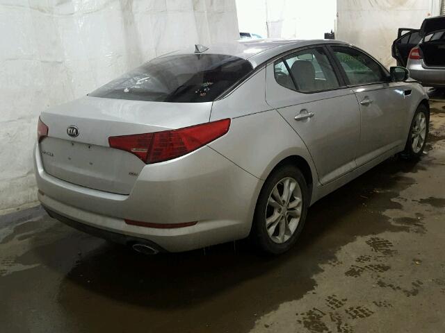 5XXGM4A73DG226270 - 2013 KIA OPTIMA LX SILVER photo 4