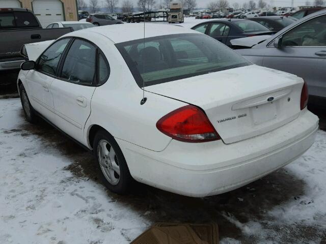 1FAFP55U54G125285 - 2004 FORD TAURUS SES WHITE photo 3