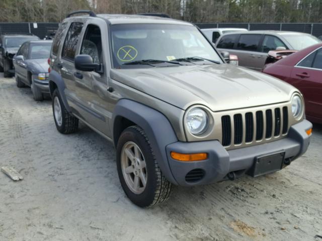 1J4GL48KX3W683310 - 2003 JEEP LIBERTY SP თაფლისფერი ფოტო 1