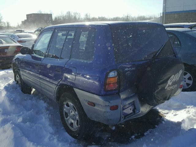 JT3HP10V5Y0242461 - 2000 TOYOTA RAV4 BLUE photo 3