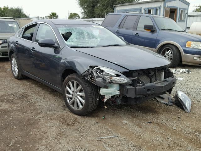 1YVHZ8DH6C5M13758 - 2012 MAZDA 6 I GRAY photo 1