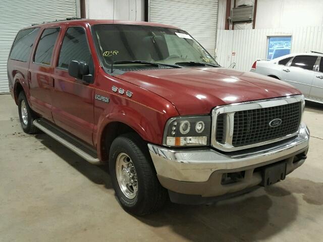 1FMNU42S0YEC18174 - 2000 FORD EXCURSION RED photo 1