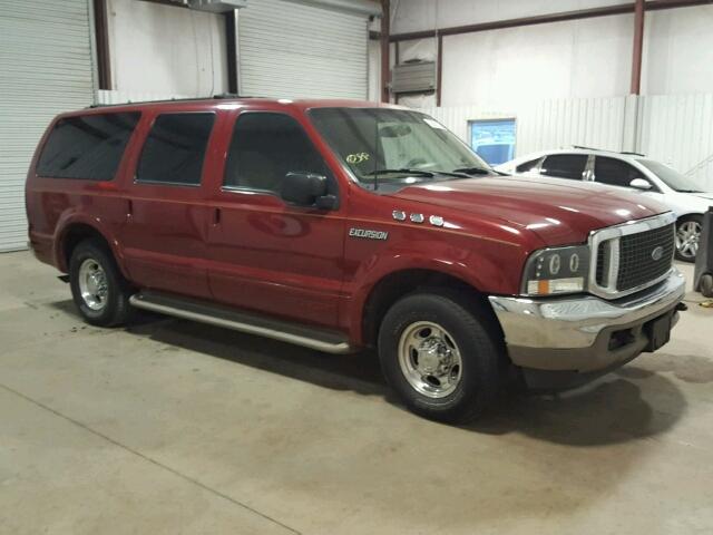 1FMNU42S0YEC18174 - 2000 FORD EXCURSION RED photo 9