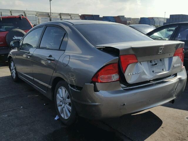 1HGFA16567L030176 - 2007 HONDA CIVIC LX GRAY photo 3