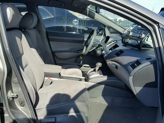 1HGFA16567L030176 - 2007 HONDA CIVIC LX GRAY photo 5