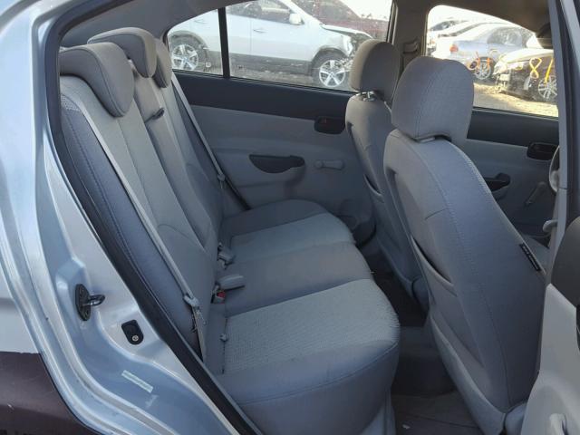 KMHCN46C77U128273 - 2007 HYUNDAI ACCENT GLS SILVER photo 6