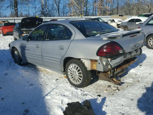 1G2NG52E6YM826402 - 2000 PONTIAC GRAND AM S SILVER photo 3