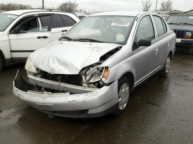 JTDBT1237Y0025938 - 2000 TOYOTA ECHO SILVER photo 2