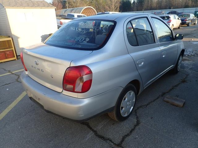 JTDBT1237Y0025938 - 2000 TOYOTA ECHO SILVER photo 4