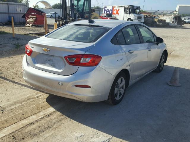 1G1BC5SM0H7224880 - 2017 CHEVROLET CRUZE LS SILVER photo 4