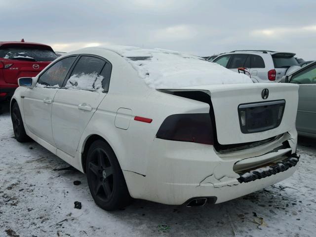 19UUA66294A006990 - 2004 ACURA TL WHITE photo 3