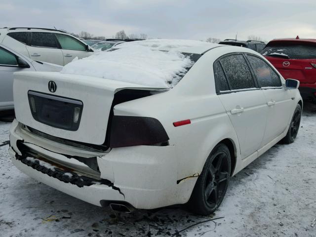 19UUA66294A006990 - 2004 ACURA TL WHITE photo 4