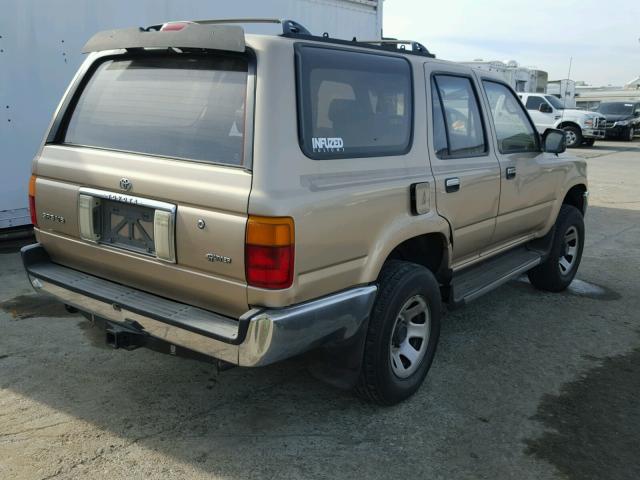 JT3VN29V5S0066553 - 1995 TOYOTA 4RUNNER VN GOLD photo 4