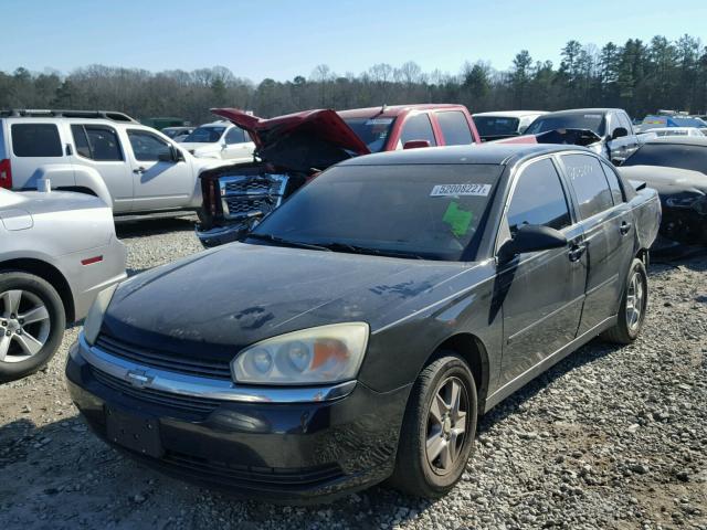 1G1ZT54805F330360 - 2005 CHEVROLET MALIBU LS BLACK photo 2