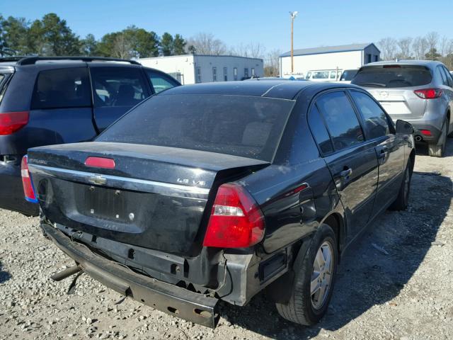 1G1ZT54805F330360 - 2005 CHEVROLET MALIBU LS BLACK photo 4