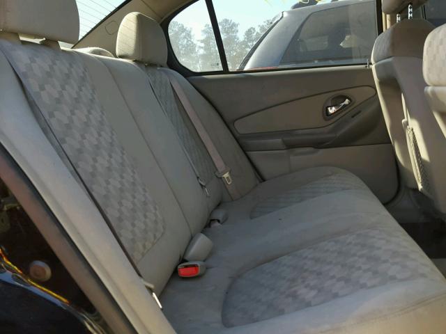1G1ZT54805F330360 - 2005 CHEVROLET MALIBU LS შავი ფოტო 6