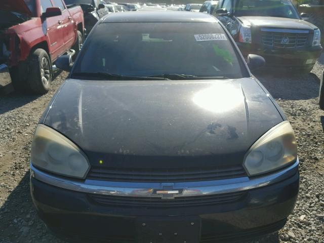 1G1ZT54805F330360 - 2005 CHEVROLET MALIBU LS შავი ფოტო 9