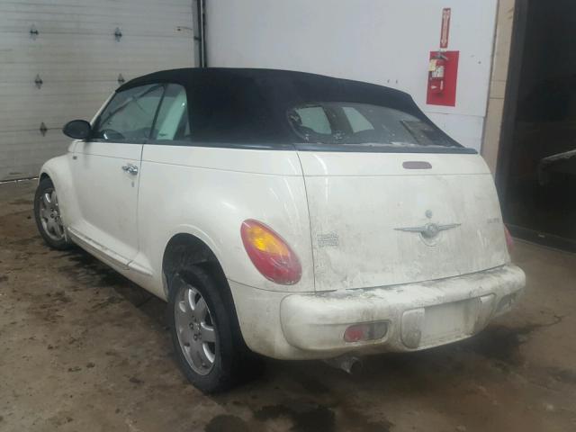 3C3EY55E15T347867 - 2005 CHRYSLER PT CRUISER CREAM photo 3