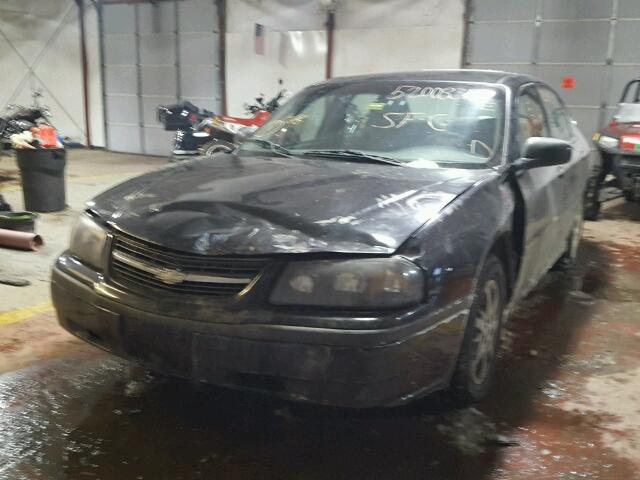 2G1WF52E559213207 - 2005 CHEVROLET IMPALA 黑色 照片 2
