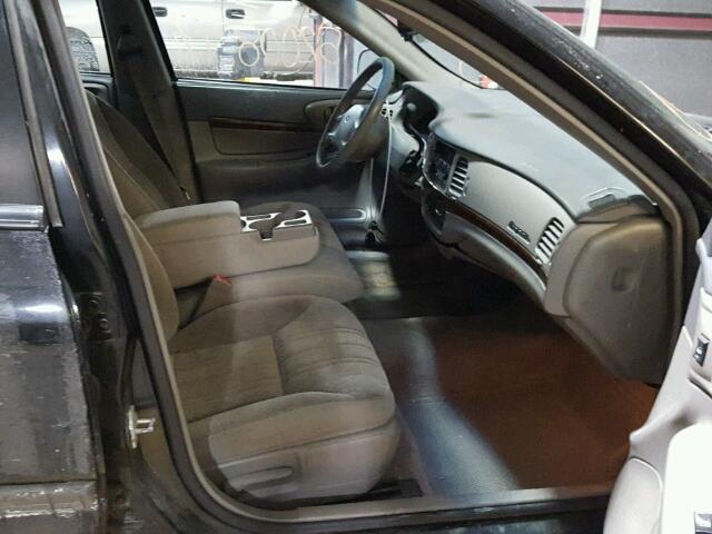 2G1WF52E559213207 - 2005 CHEVROLET IMPALA 黑色 照片 5