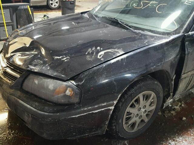 2G1WF52E559213207 - 2005 CHEVROLET IMPALA 黑色 照片 9