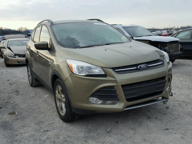 1FMCU0GX4EUB25678 - 2014 FORD ESCAPE SE GREEN photo 1