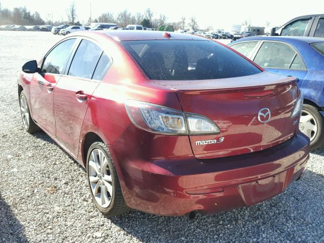 JM1BL1S55A1207977 - 2010 MAZDA 3 S RED photo 3