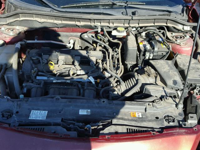 JM1BL1S55A1207977 - 2010 MAZDA 3 S RED photo 7