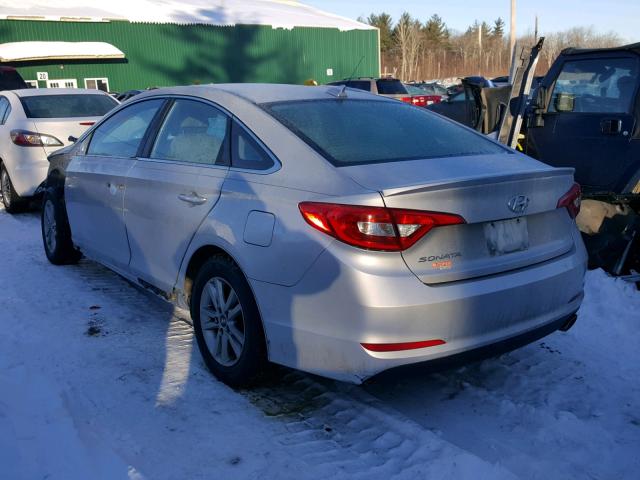 5NPE24AF3GH290273 - 2016 HYUNDAI SONATA SE SILVER photo 3